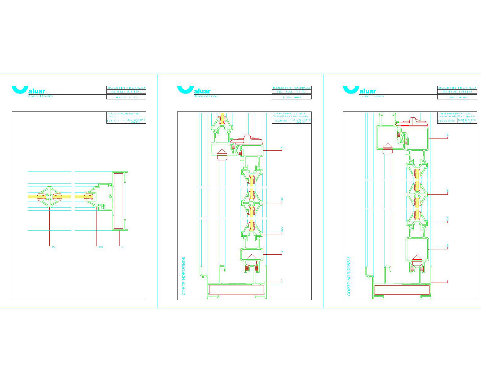 Perfileria Aluminio Aluar En Autocad Descargar Cad Gratis Kb